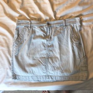 Blue & White striped skirt- Old Navy